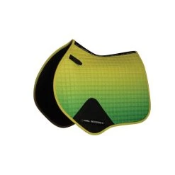 Weatherbeeta Prime Ombre Jump Shaped Saddle Pad - Sunflower Field