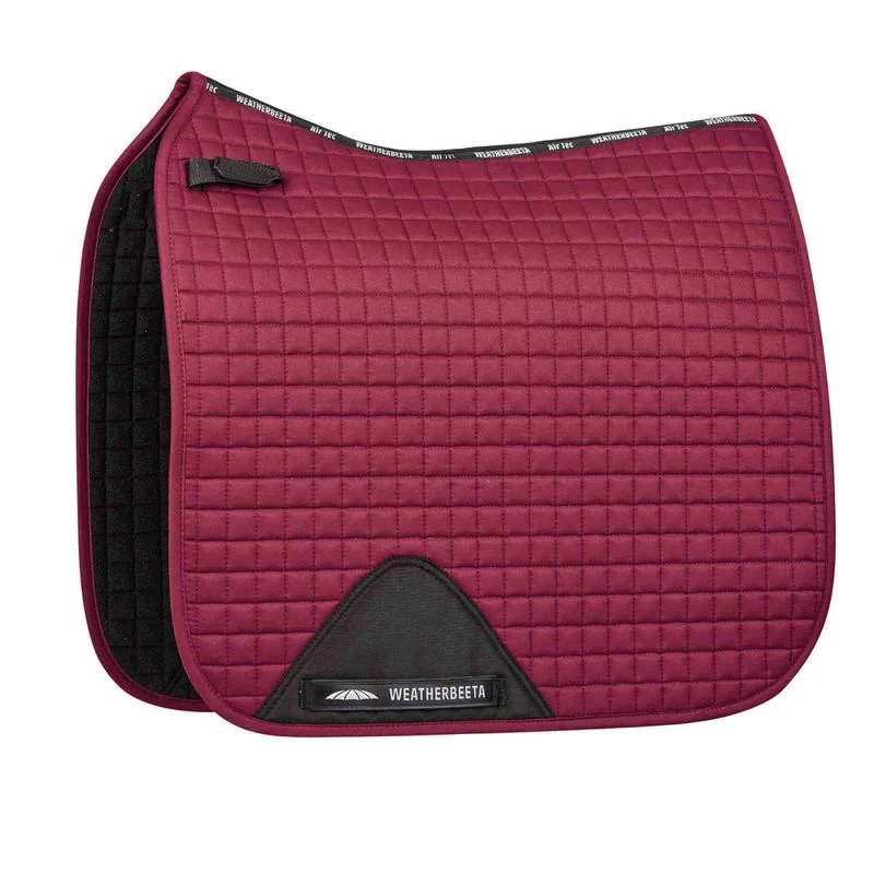 Weatherbeeta Prime Dressage Saddle Pad - Maroon