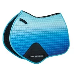 Weatherbeeta Prime Ombre Jump Shaped Saddle Pad - Ocean Breeze