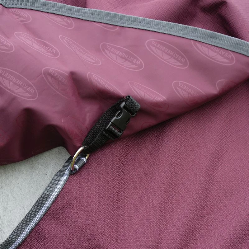 Weatherbeeta Comfitec Plus Dynamic II Neck Rug Lite - Maroon/Grey/White - Image 2