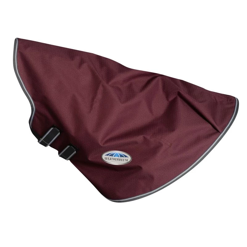 Weatherbeeta Comfitec Plus Dynamic II Neck Rug Lite - Maroon/Grey/White - Image 3