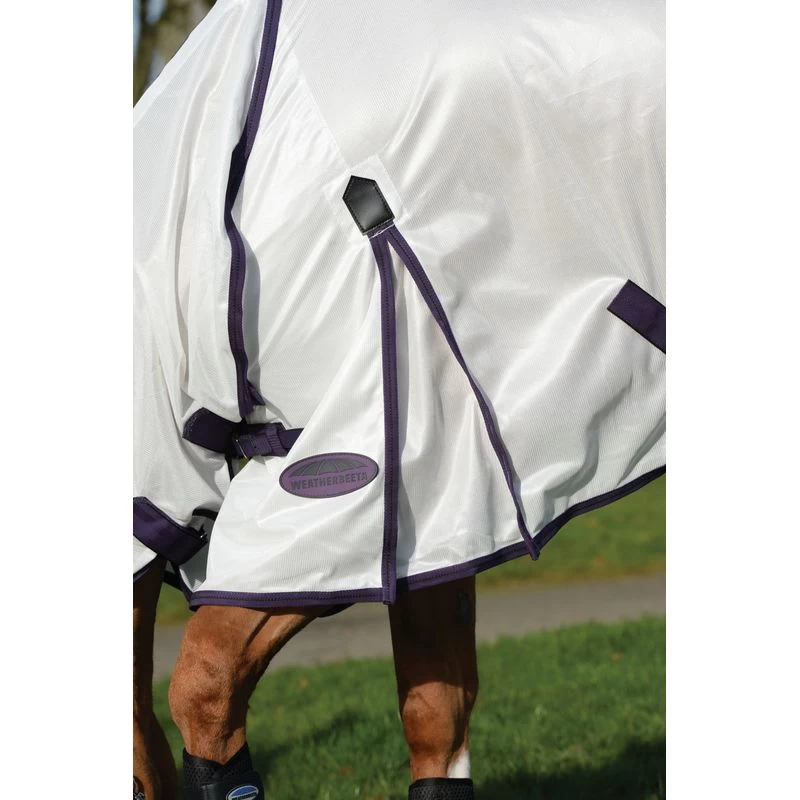 Weatherbeeta Comfitec Essential Mesh II Standard Neck - White/Maroon/Grey - Image 3