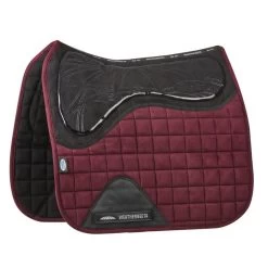 Weatherbeeta Ultra Grip Dressage Saddle Pad - Burgundy