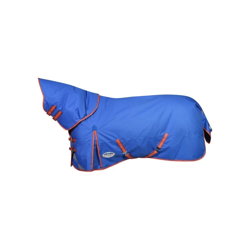 Weatherbeeta Comfitec Plus Dynamic II Detach-A-Neck Medium - Royal Blue/Bright Orange