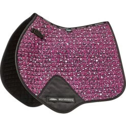 Weatherbeeta Prime Leopard Jump Shaped Saddle Pad