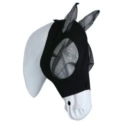 Weatherbeeta Fly Mask Stretch Bug Eye Saver With Ears Black/Black