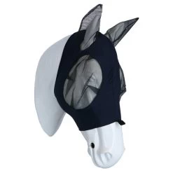 Weatherbeeta Fly Mask Stretch Bug Eye Saver With Ears Navy/Black