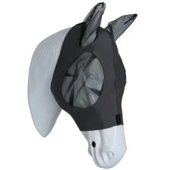 Weatherbeeta Fly Mask Stretch Bug Eye Saver With Ears Grey/Black