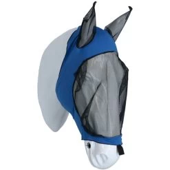 Weatherbeeta Fly Mask Stretch Eye Saver With Ears Royal Blue/Black