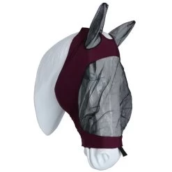Weatherbeeta Fly Mask Deluxe Stretch With Ears Purple/Black