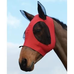 Fly Mask WeatherBeeta Bug Eye With Ears Red-Black