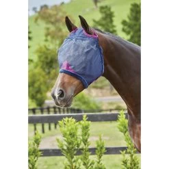 Fly Mask WeatherBeeta ComFiTec Durable Dark Blue-Purple