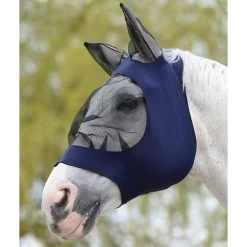 Fly Mask WeatherBeeta Stretch Eye With Ears Dark Blue-Black