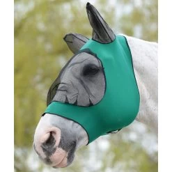 Fly Mask WeatherBeeta Stretch Eye With Ears Green-Black