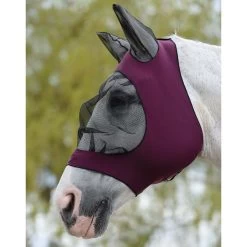Fly Mask WeatherBeeta Stretch Eye With Ears Purple-Black