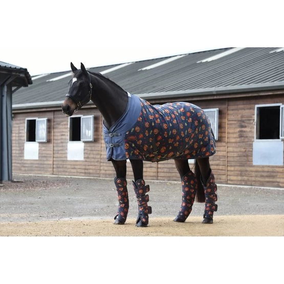 Weatherbeeta Transport Protectors Wide Tab Long 1200D Dark Blue/Grey/White - Image 13