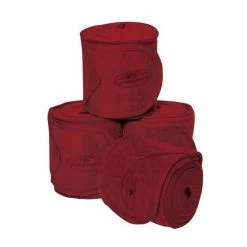 Weatherbeeta Fleece Bandages Prime 4 Pieces Maroon 3,5m