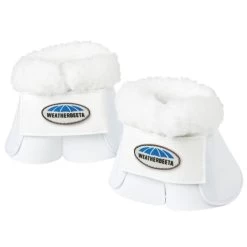 Weatherbeeta Bell Boots Impact Fleece White XFull